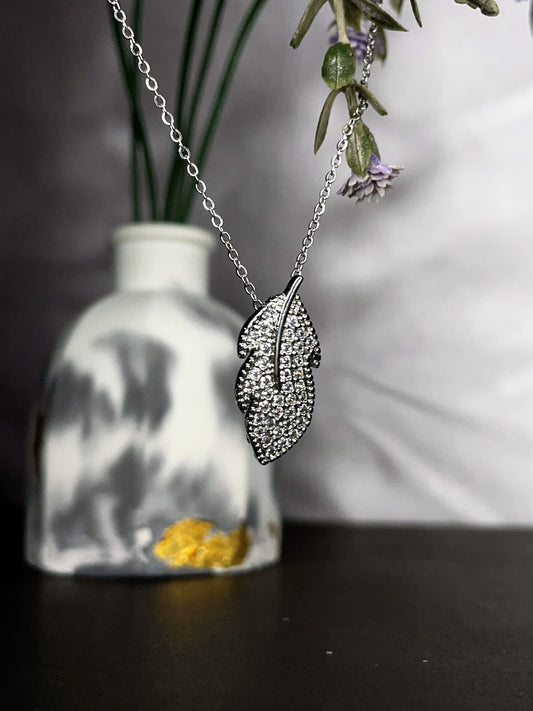 Silver Leaf Pendant