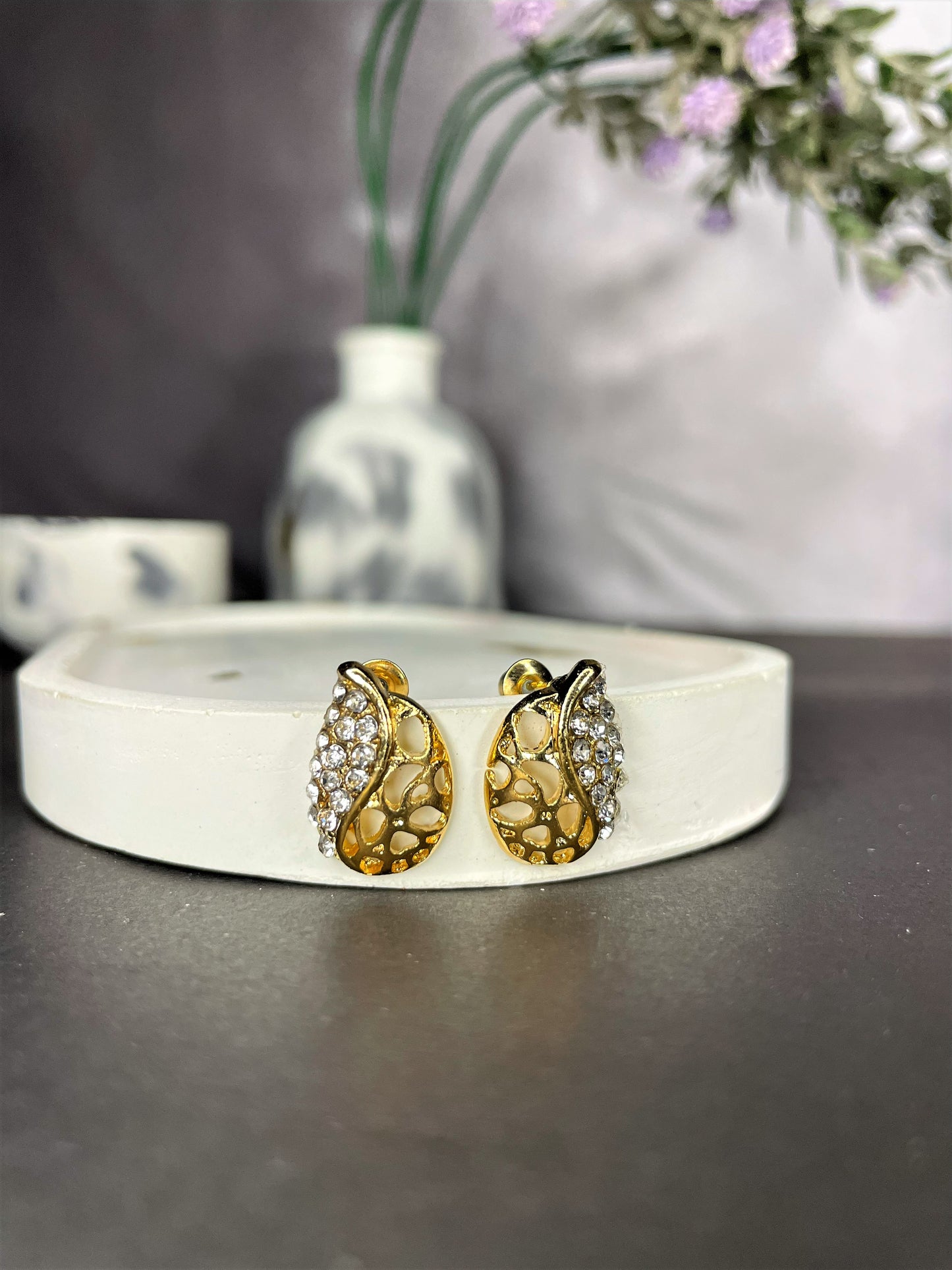 Golden Leaf Earrings