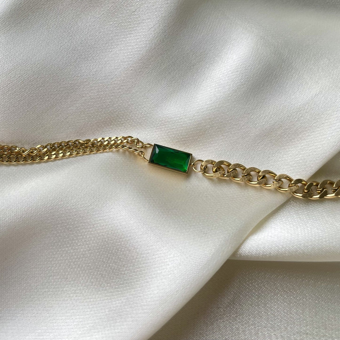 Green Crystal Bracelet